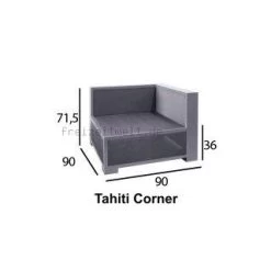 LIFE Tahiti Corner Grey