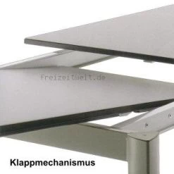 Ausziehtisch Gestell Weiß, Platte Marmor Weiß -Fiamma Store 37898 3