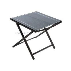 Edelstahl Falthocker