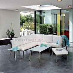 Edelstahl Sitzgruppe