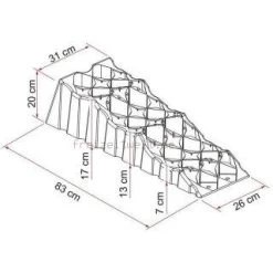 Fiamma Faltbarer Kocherschrank Mit Bambusplatte -Fiamma Store 43764 2