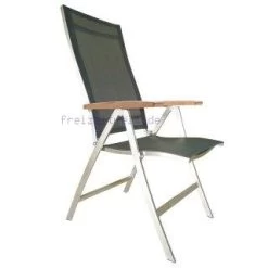 Edelstahl Verstellstuhl Anthrazit