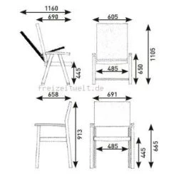 Kettler Avalon Verstellstuhl 13 Kettler Avalon Verstellstuhl -Fiamma Store 44694 4