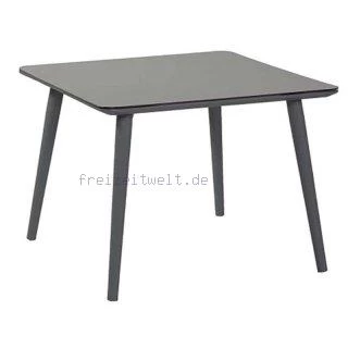 Sophietisch 100x100cm HPL-Platte, Gestell Mistygrey 3 Sophietisch 100x100cm HPL-Platte, Gestell Mistygrey