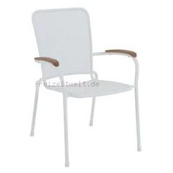 Kendo Stapelstuhl Teak Armlehne