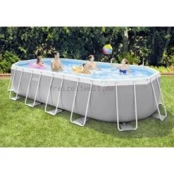 Intex Prism Frame Oval Pool 610x305x122cm