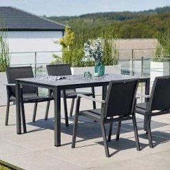 Kettler Stapelsessel Rasmus Silber / Hellgrau -Fiamma Store 46831 0 1