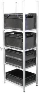 Tower 1 Regalsystem Ohne Auszug 2 Rahmen