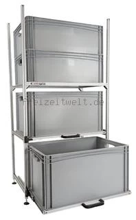 Tower 3 Mit 2 Auszügen 2 Auszüge - 1 Rahmen